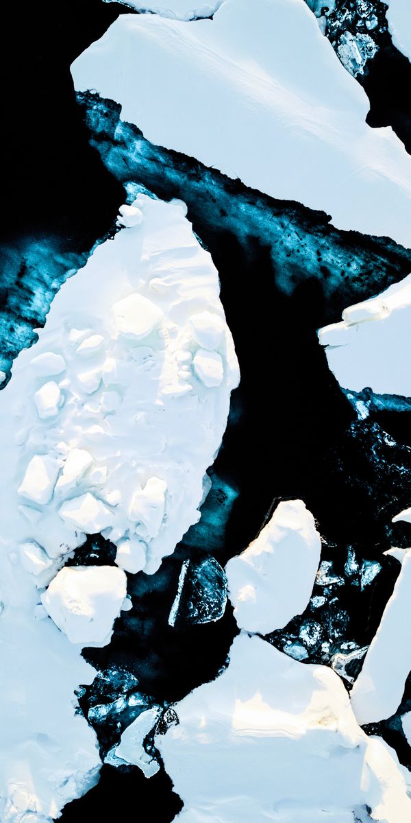 Ice View Desktop wallpaper: Snow, Nature, Water, Ice, View From Above, Ice Floes ...