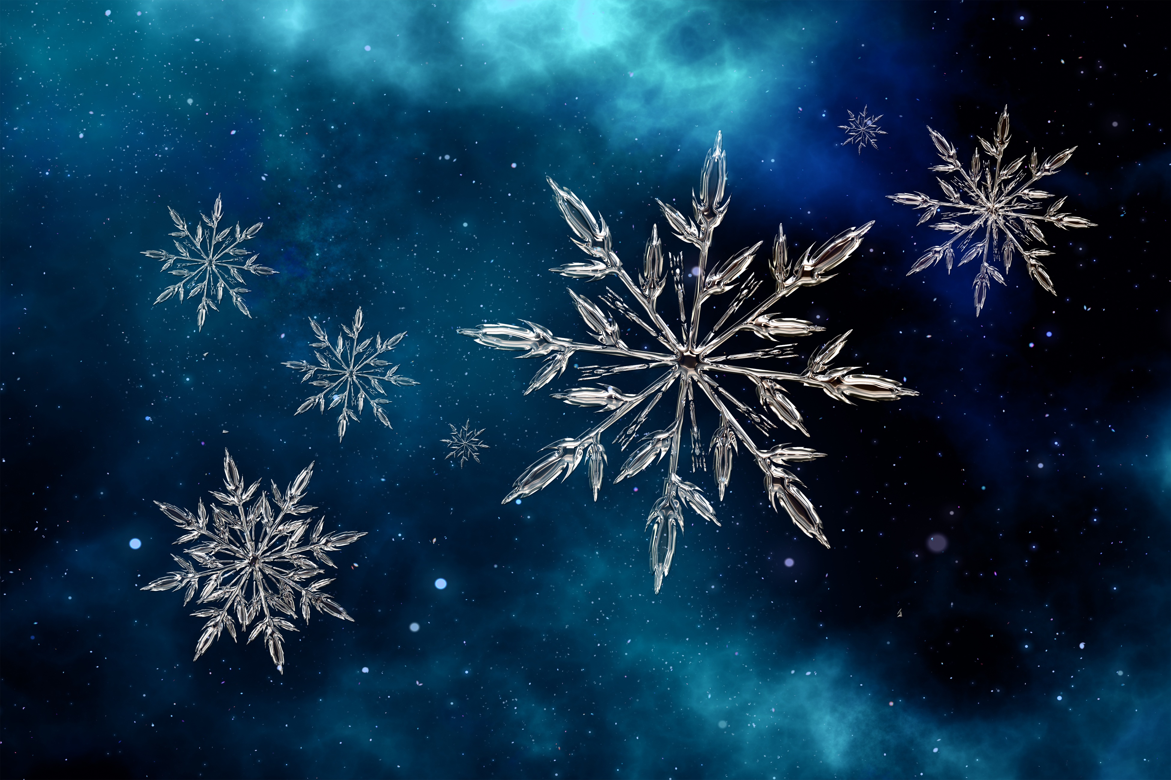 Free download wallpaper Ice, Artistic, Snowflake on your PC desktop
