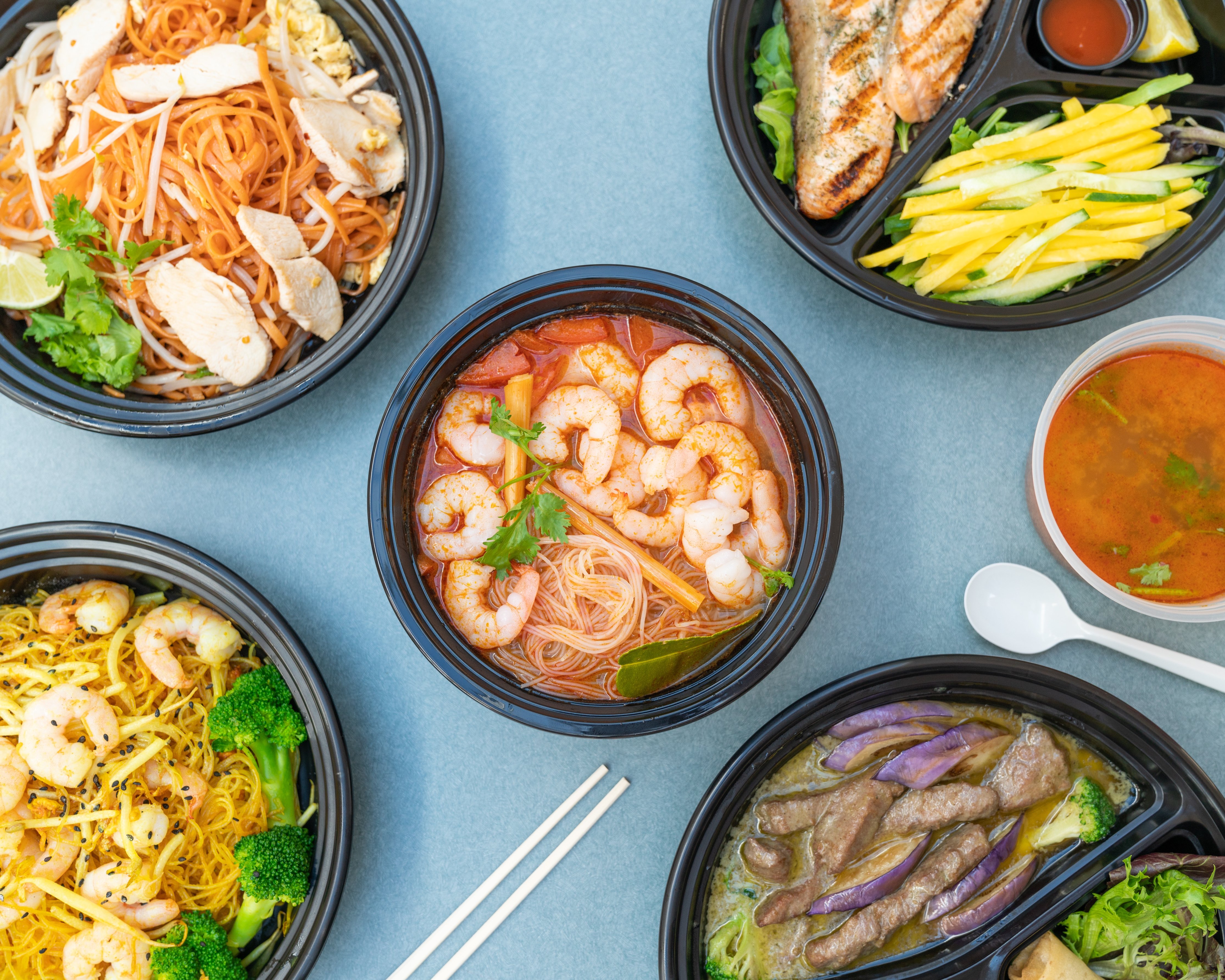 Laden Sie Asiatisches Essen HD-Desktop-Hintergründe herunter