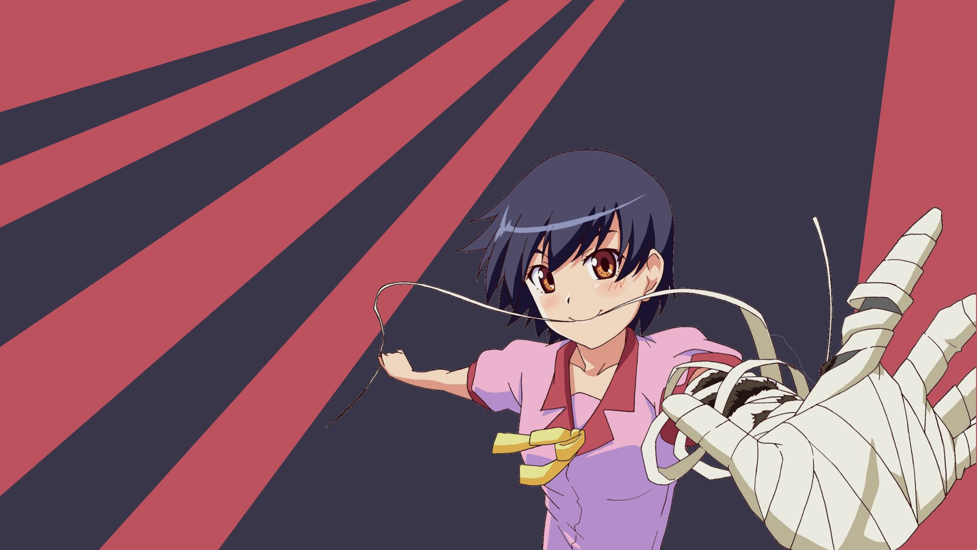Laden Sie das Animes, Monogatari (Serie), Suruga Kanbaru-Bild kostenlos auf Ihren PC-Desktop herunter