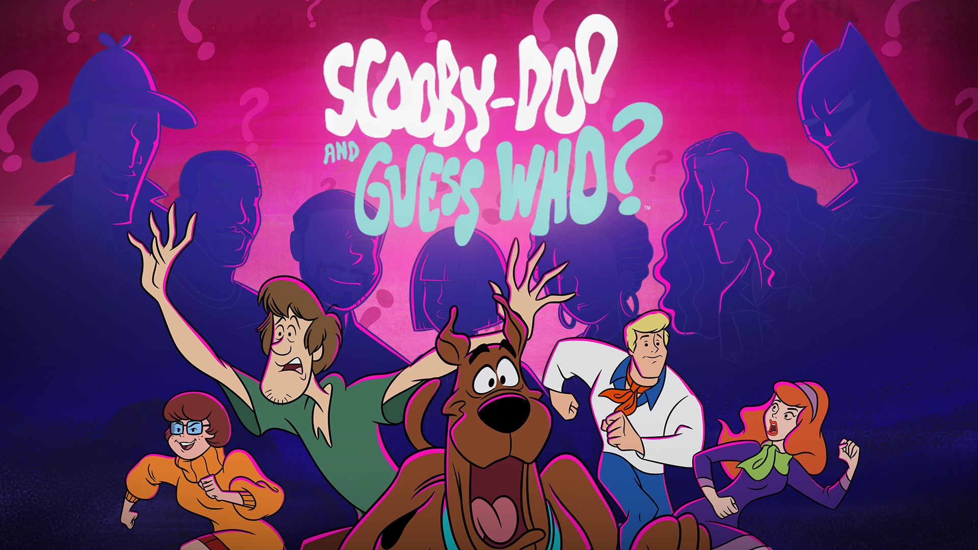 scooby doo and guess who, tv show, daphne blake, fred jones, mystery inc, scooby doo, shaggy rogers, velma dinkley