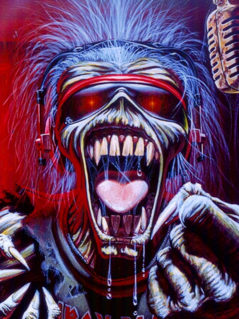 Download mobile wallpaper Music, Iron Maiden for free.