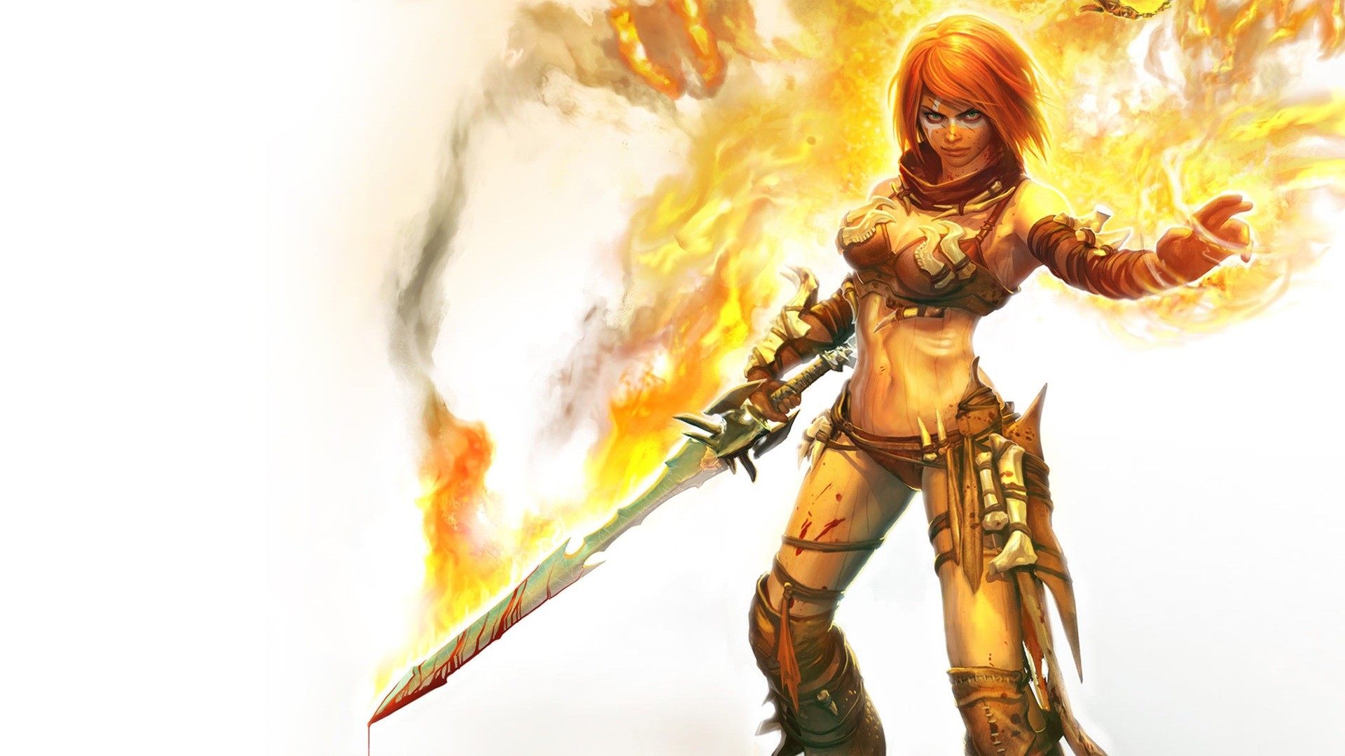 video game, golden axe: beast rider, tyris flare, golden axe