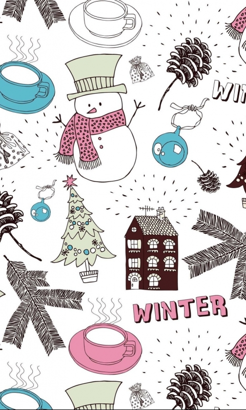 Download mobile wallpaper Winter, Holiday for free.