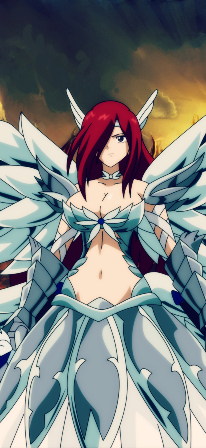 Descarga gratuita de fondo de pantalla para móvil de Fairy Tail, Animado, Erza Scarlet.