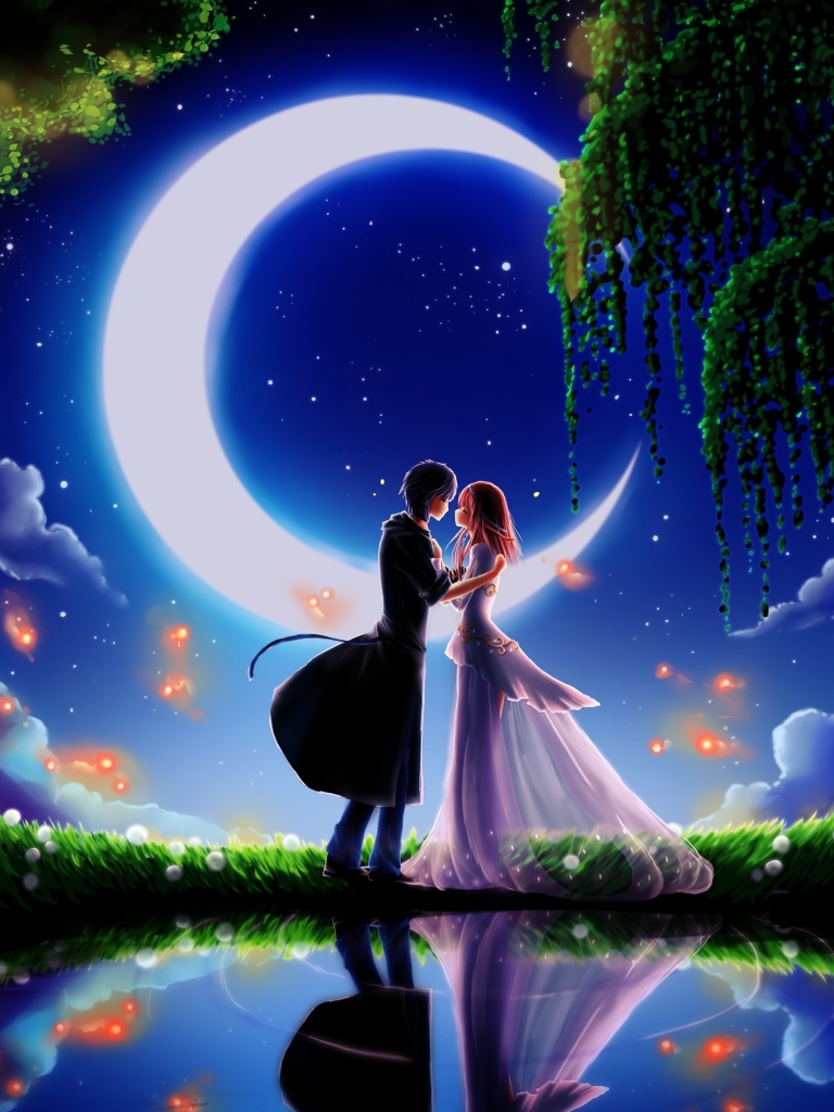 Download mobile wallpaper Anime, Love, Romantic for free.