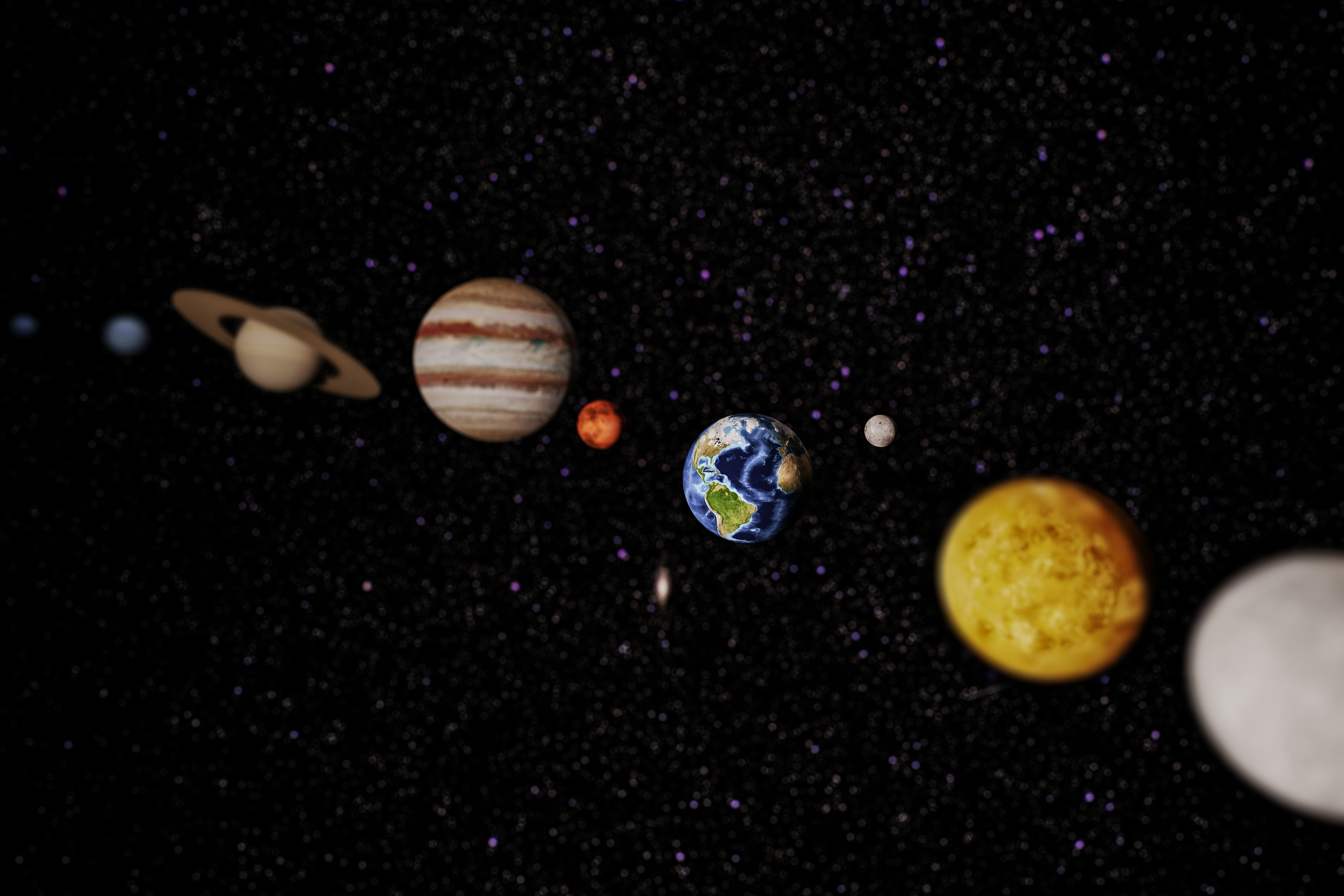 1531935 baixar imagens ficção científica, sistema solar, terra, júpiter, marte, planeta mercúrio), lua, netuno (planeta), planeta, saturno, espaço, estrelas, urano, vênus - papéis de parede e protetores de tela gratuitamente