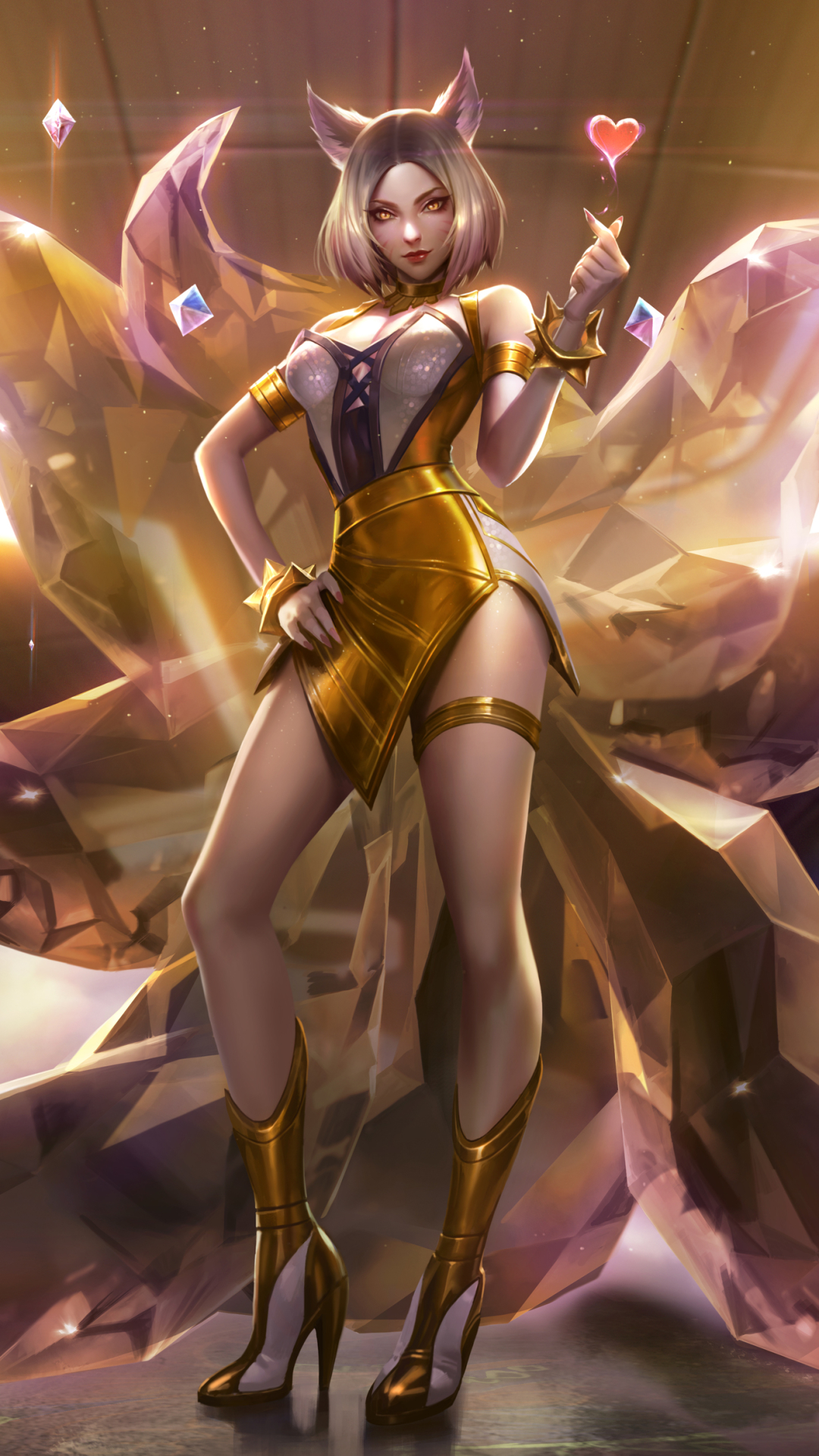 Handy-Wallpaper League Of Legends, Computerspiele, Ahri (Liga Der Legenden) kostenlos herunterladen.