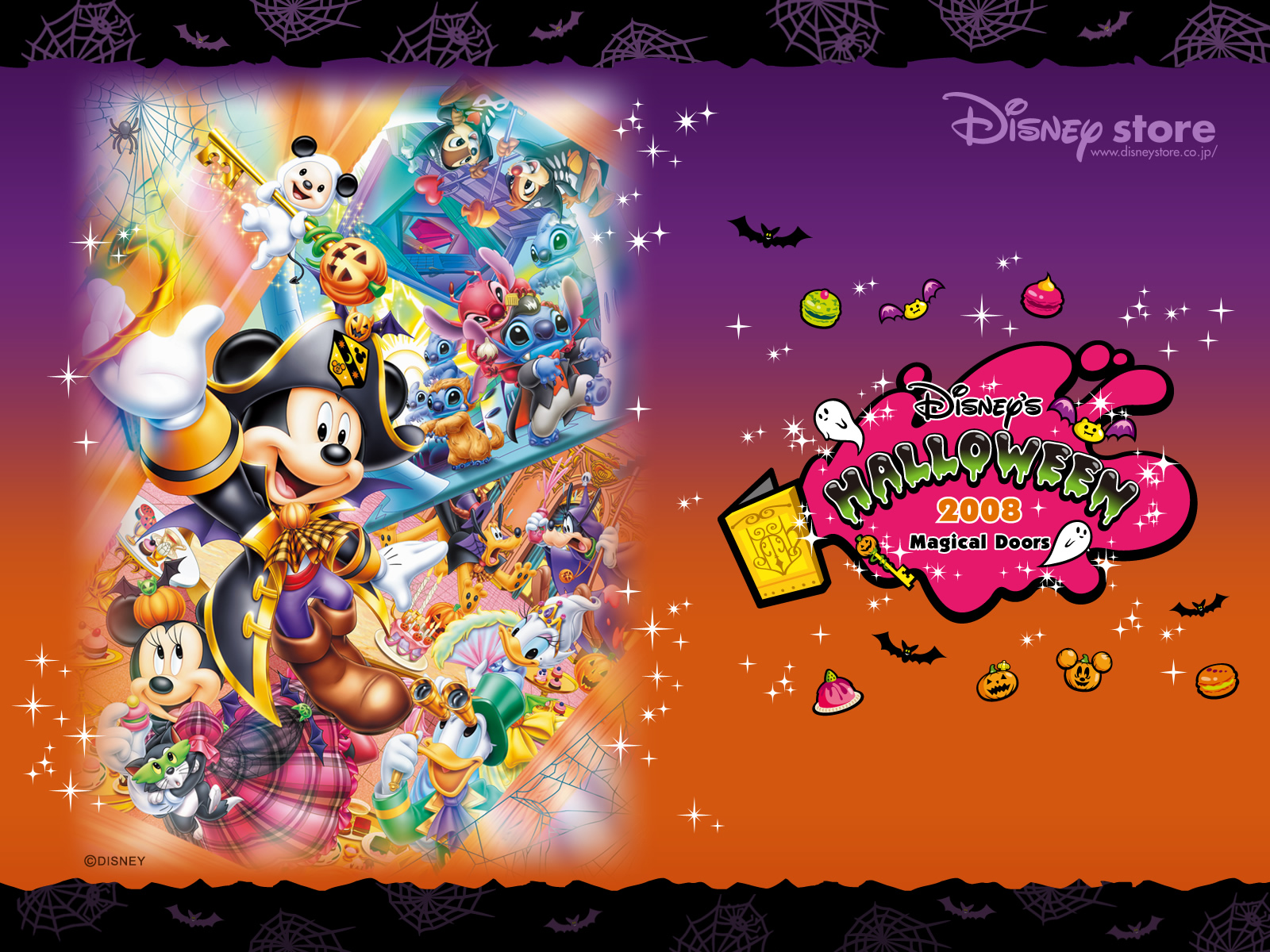 movie, disney, chip 'n' dale, daisy duck, donald duck, halloween, mickey mouse, minnie mouse, stitch (lilo & stitch)