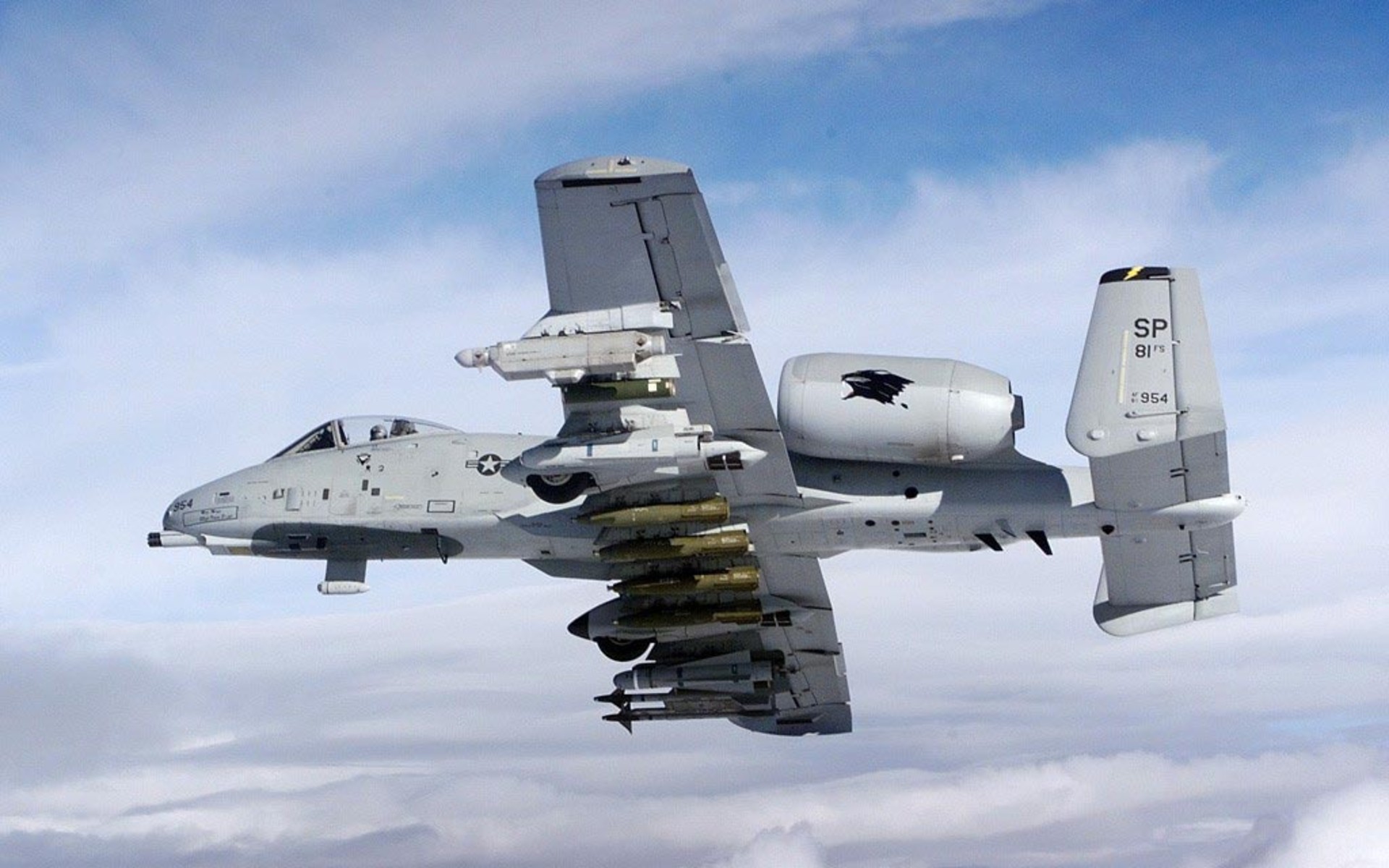 Завантажити шпалери безкоштовно Літак, Військовий, Fairchild Republic A 10 Thunderbolt Ii картинка на робочий стіл ПК