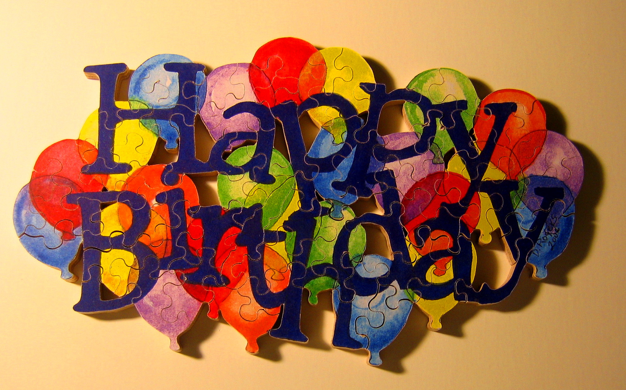 holiday, birthday, balloon, colorful, puzzle