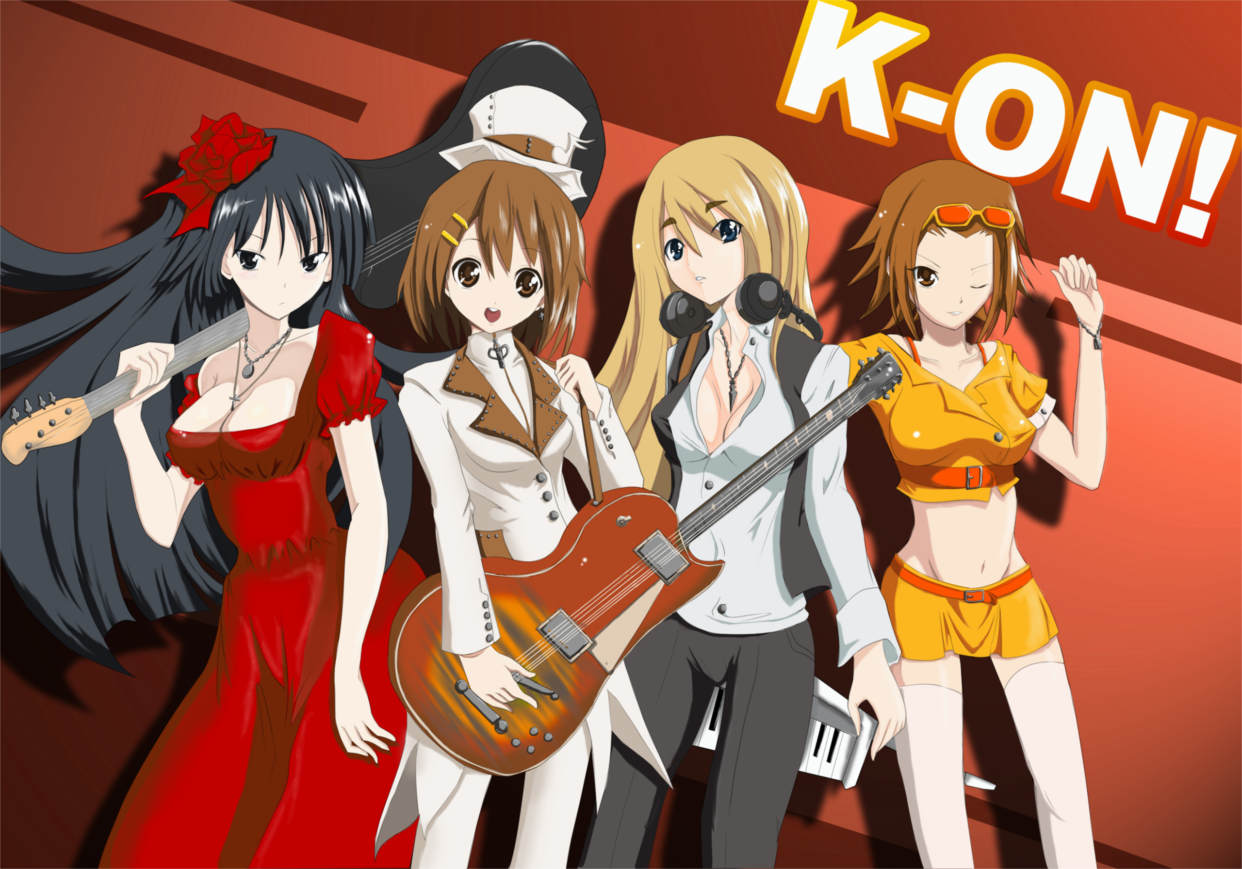 Free download wallpaper Anime, Mio Akiyama, K On!, Ritsu Tainaka, Tsumugi Kotobuki, Yui Hirasawa on your PC desktop