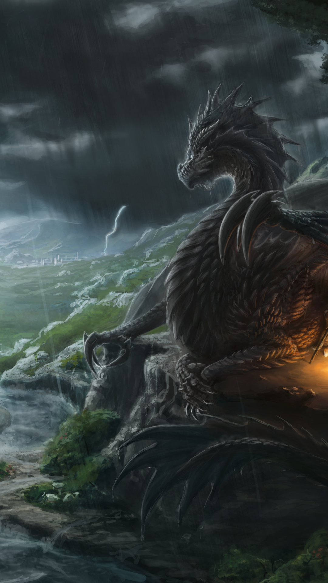 Download mobile wallpaper Fantasy, Dragon for free.