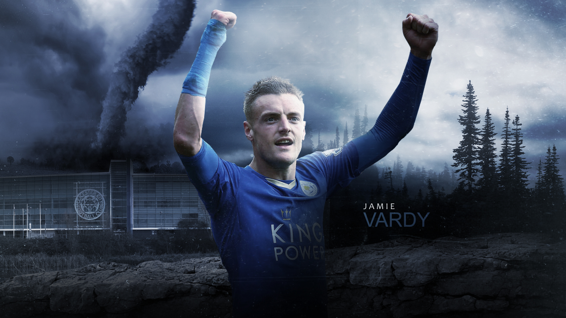 Descarga gratuita de fondo de pantalla para móvil de Deporte, Leicester City F C, Jamie Vardy.