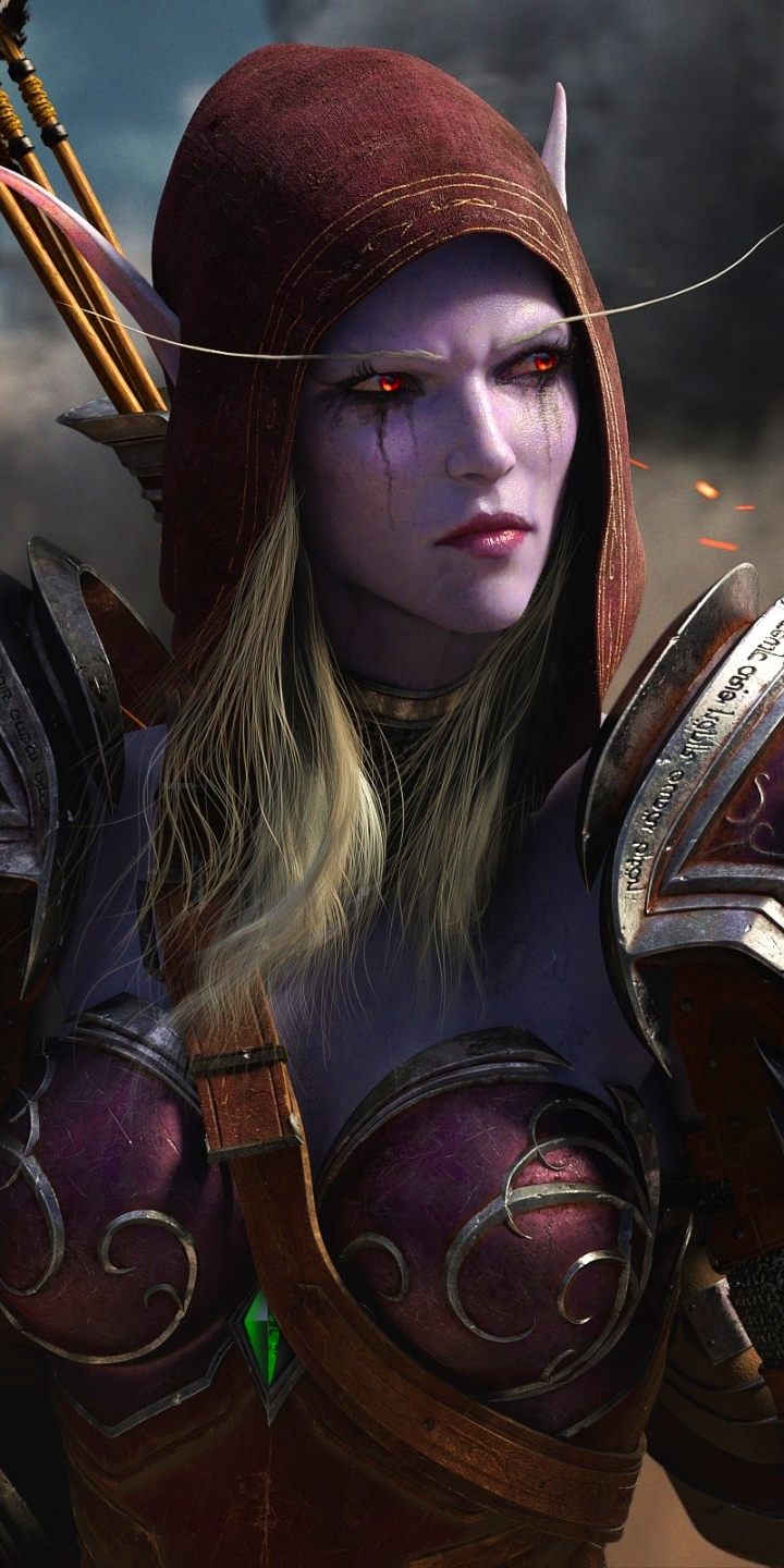 sylvanas windrunner, video game, world of warcraft: battle for azeroth, woman warrior, elf, world of warcraft Full HD