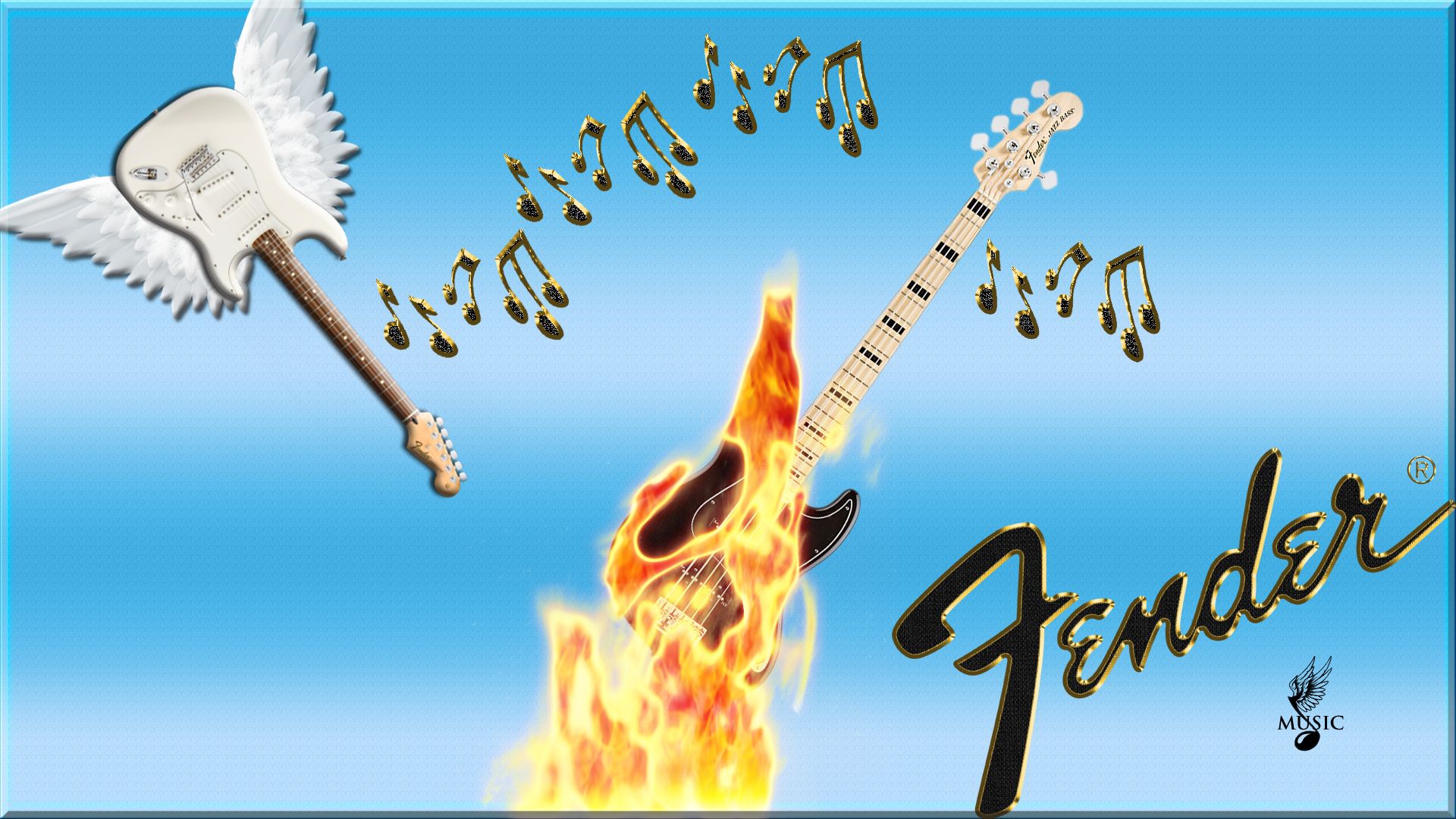 Download mobile wallpaper Guitar, Music for free.