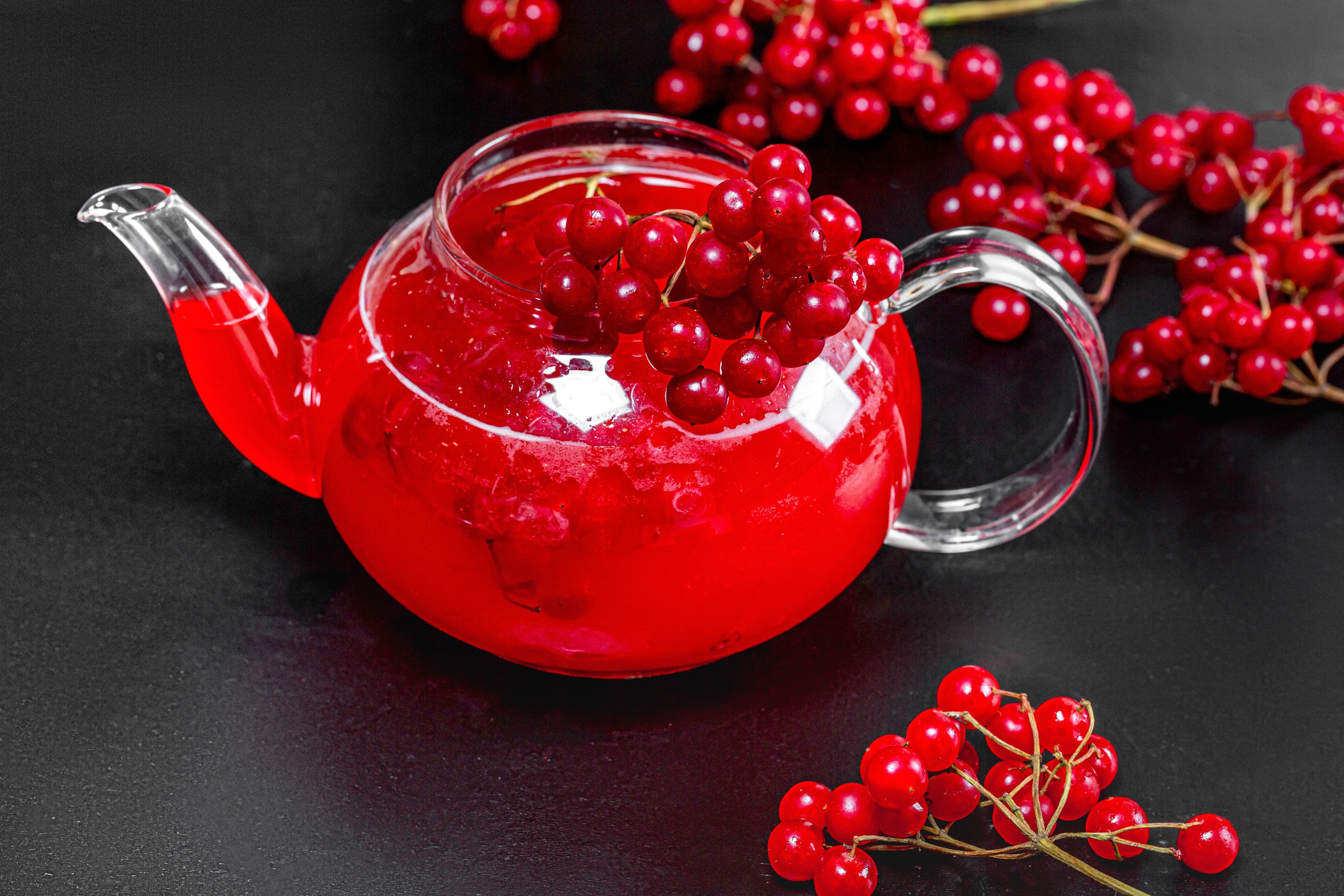 food, drink, berry, currants, kettle, teapot