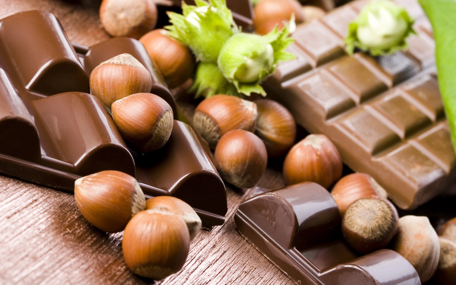 nuts, food, chocolate HD wallpaper
