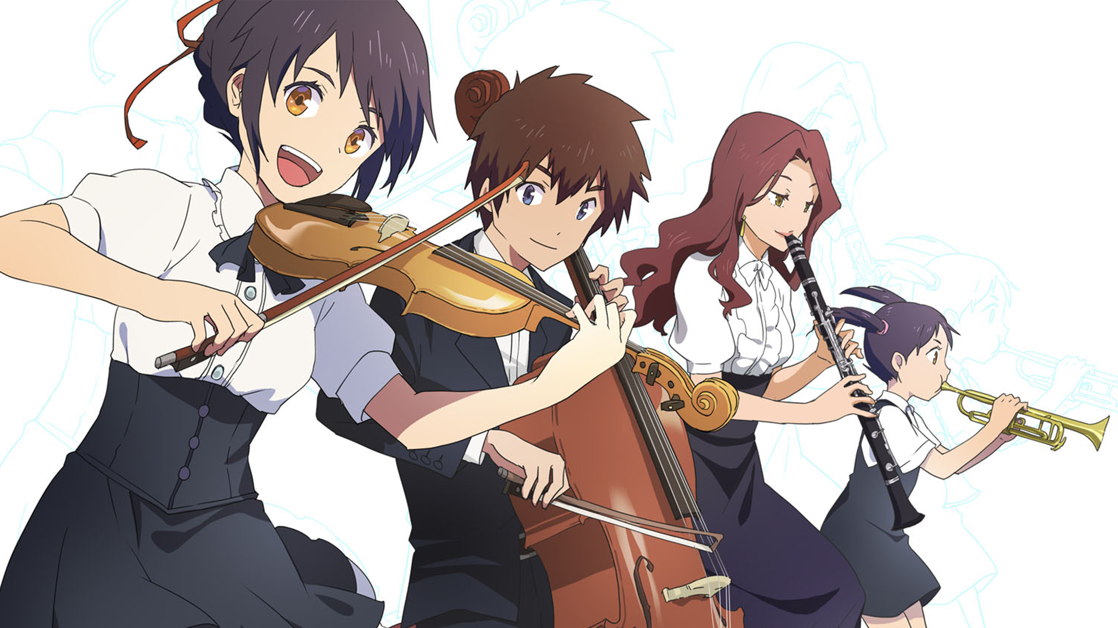 Download mobile wallpaper Anime, Your Name, Mitsuha Miyamizu, Taki Tachibana, Miki Okudera, Miyamizu Yotsuha for free.