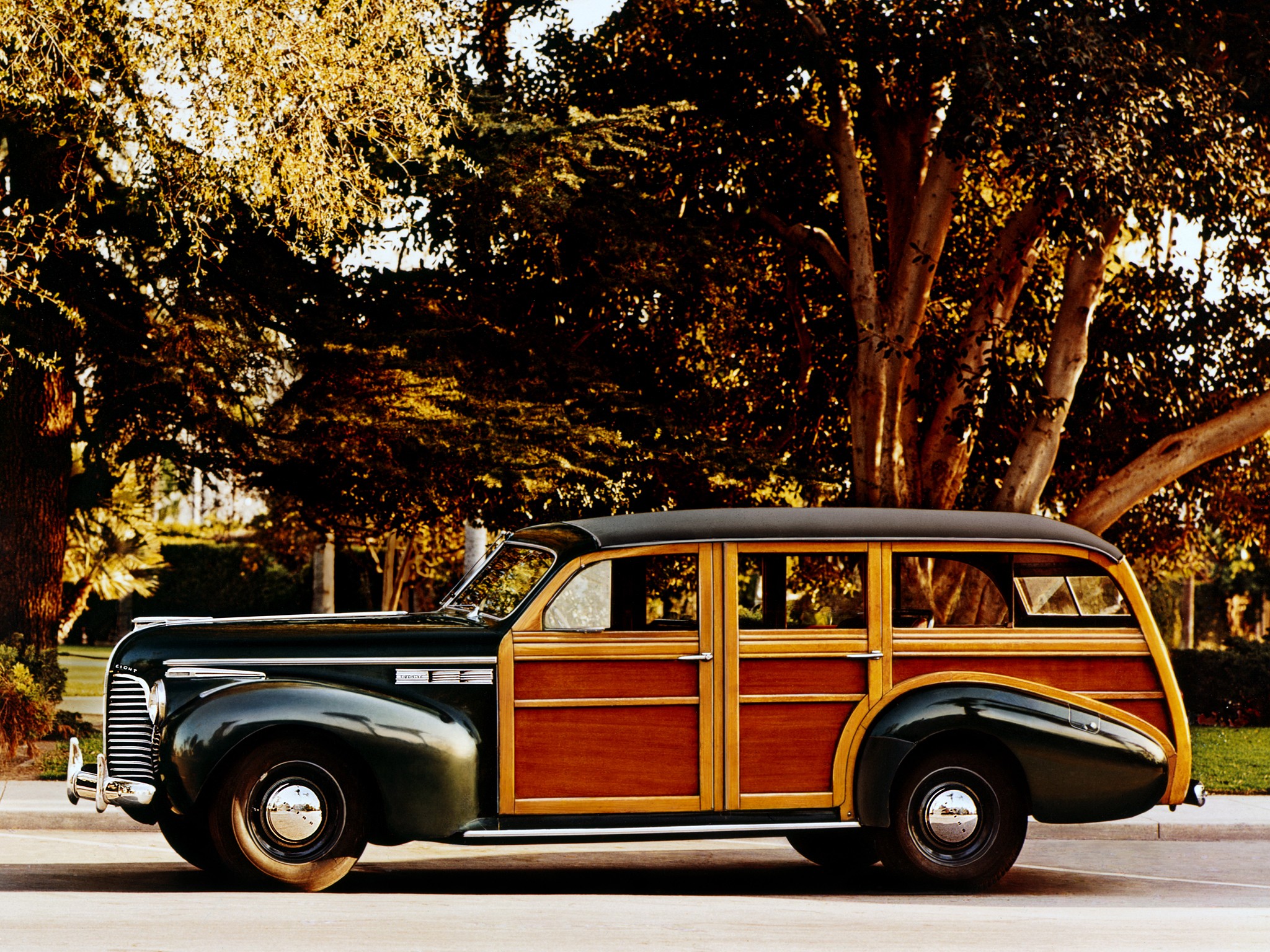 Завантажити шпалери безкоштовно Транспортні Засоби, Б'юїк, 1940 Buick Wagon картинка на робочий стіл ПК