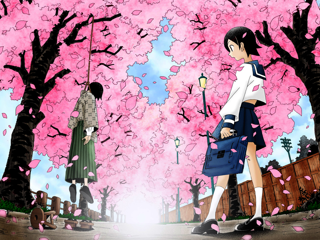 1464892 Hintergrundbild herunterladen animes, sayonara zetsubō sensei, kafuka fuura, nozomu itoshiki - Bildschirmschoner und Bilder kostenlos
