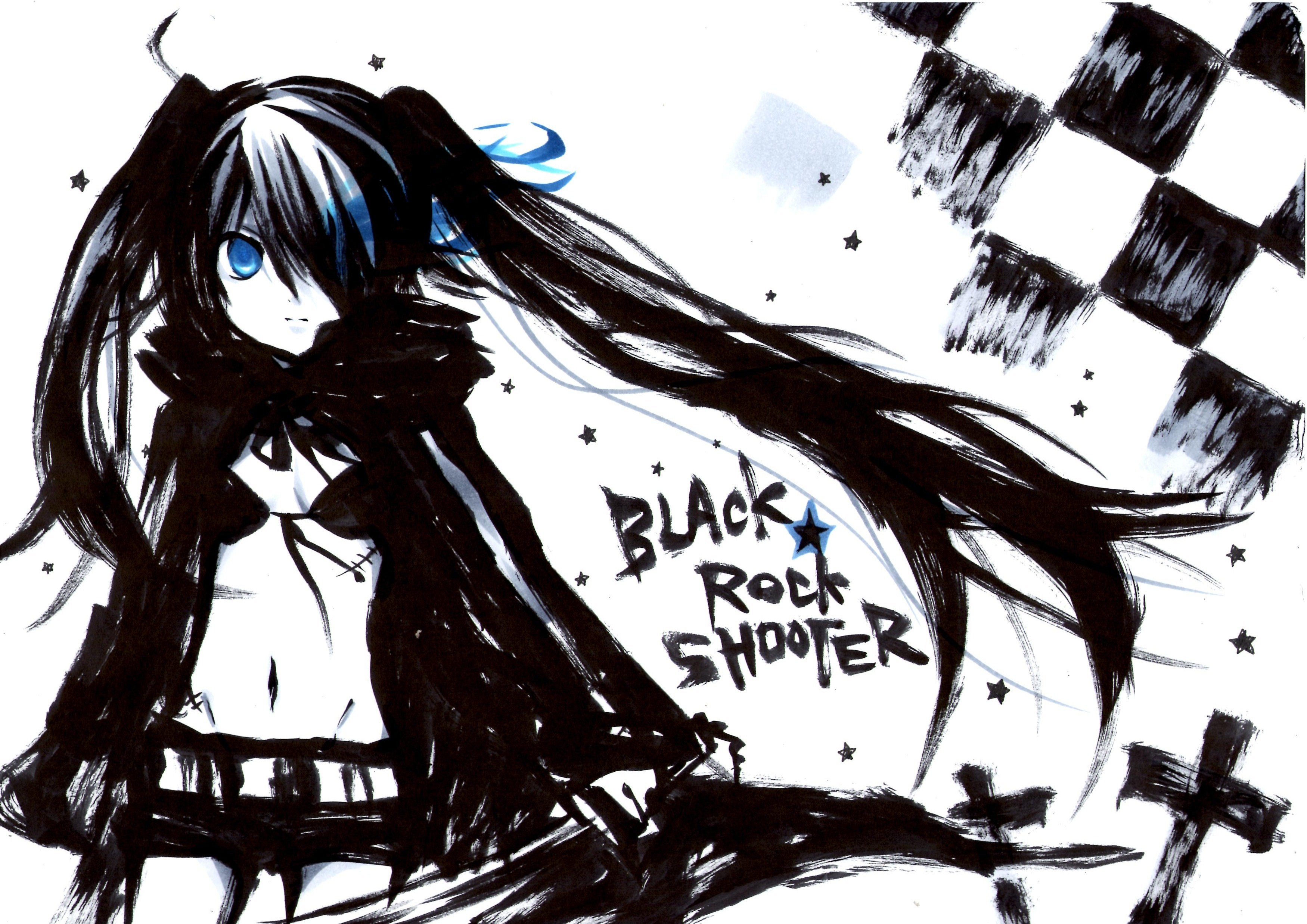 Download mobile wallpaper Anime, Black Rock Shooter for free.