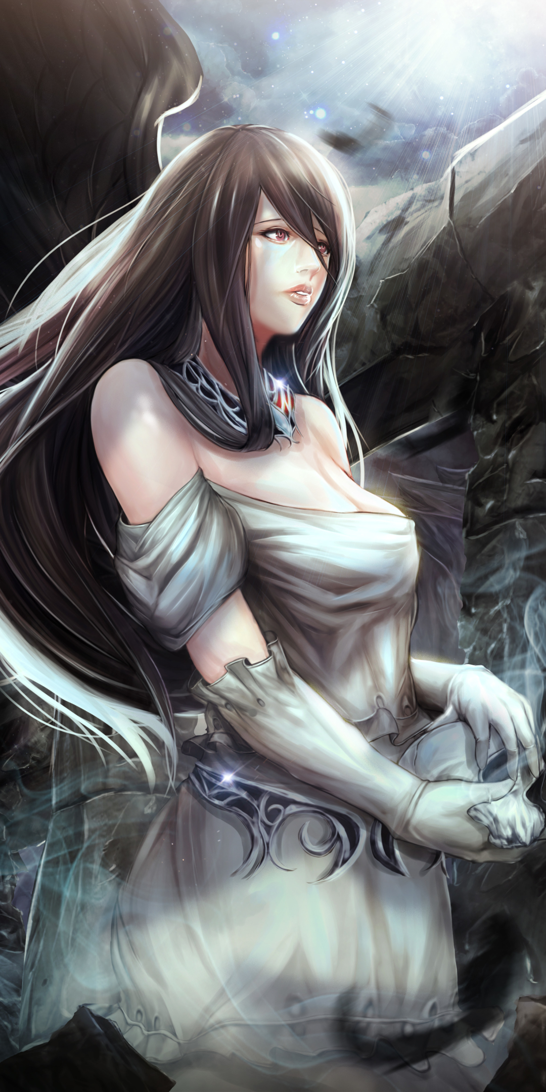 Download mobile wallpaper Anime, Overlord, Albedo (Overlord) for free.