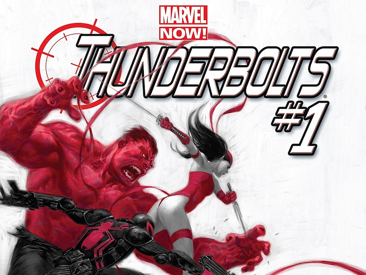 comics, thunderbolts, elektra (marvel comics), hulk