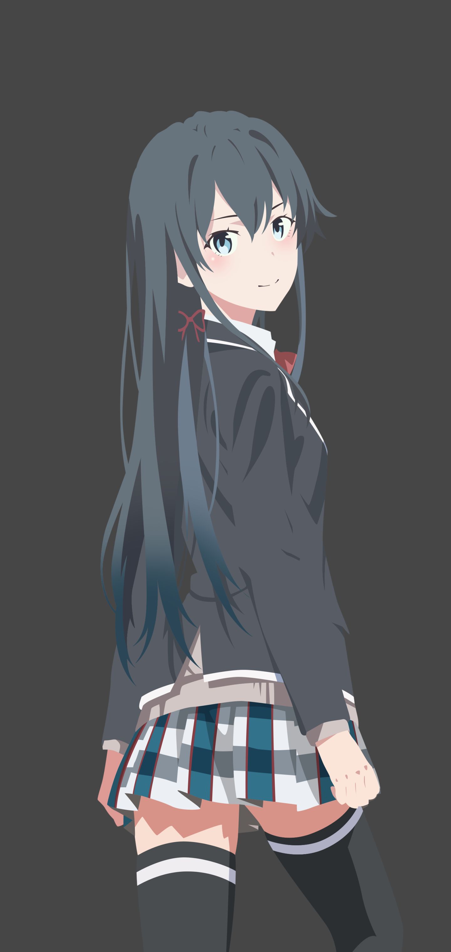 Handy-Wallpaper Animes, Yahari Ore No Seishun Rabukome Wa Machigatteiru, Yukino Yukinoshita kostenlos herunterladen.