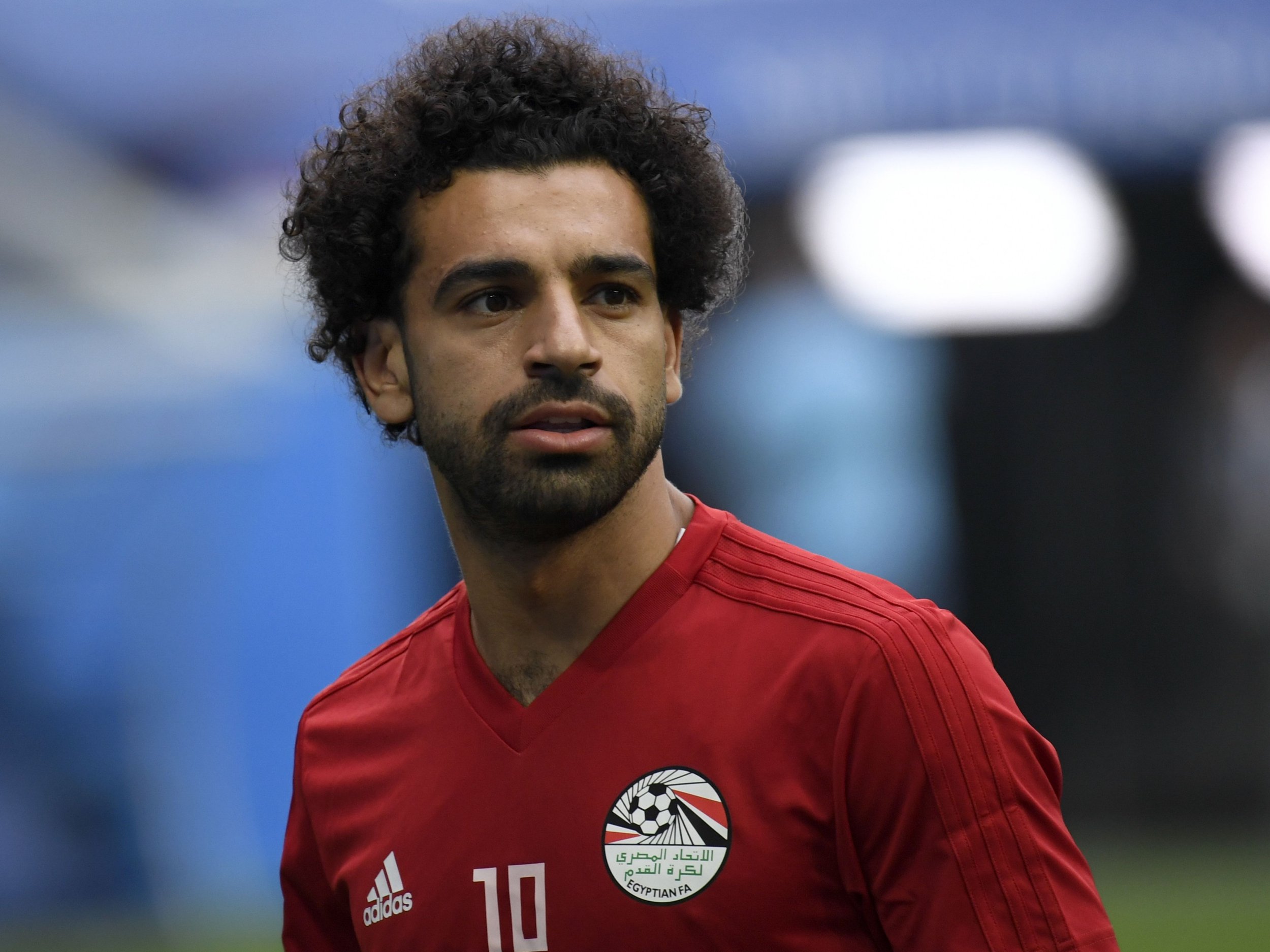 Téléchargez des papiers peints mobile Des Sports, Football, Égyptien, Mohamed Salah gratuitement.