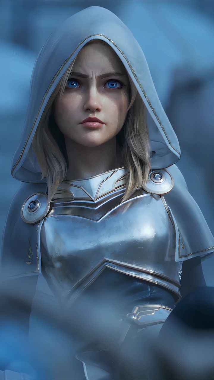 Handy-Wallpaper League Of Legends, Blond, Blaue Augen, Blondinen, Computerspiele, Lux (Liga Der Legenden) kostenlos herunterladen.