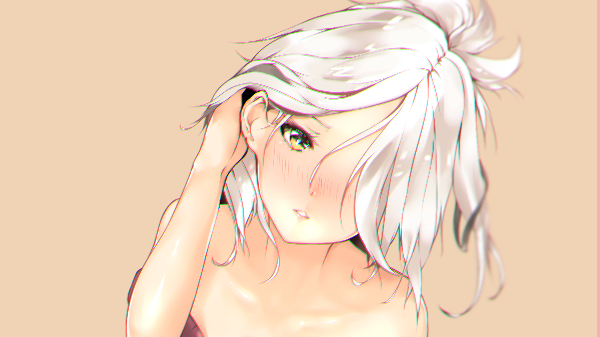 Download mobile wallpaper League Of Legends, Blush, Video Game, White Hair, Riven (League Of Legends) for free.
