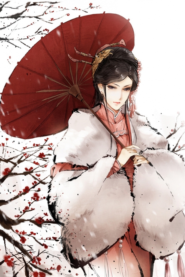 Download mobile wallpaper Anime, Oriental, Original, Geisha, Asian for free.