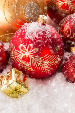 Baixar papel de parede para celular de Neve, Natal, Decoração, Enfeites De Natal, Feriados gratuito.