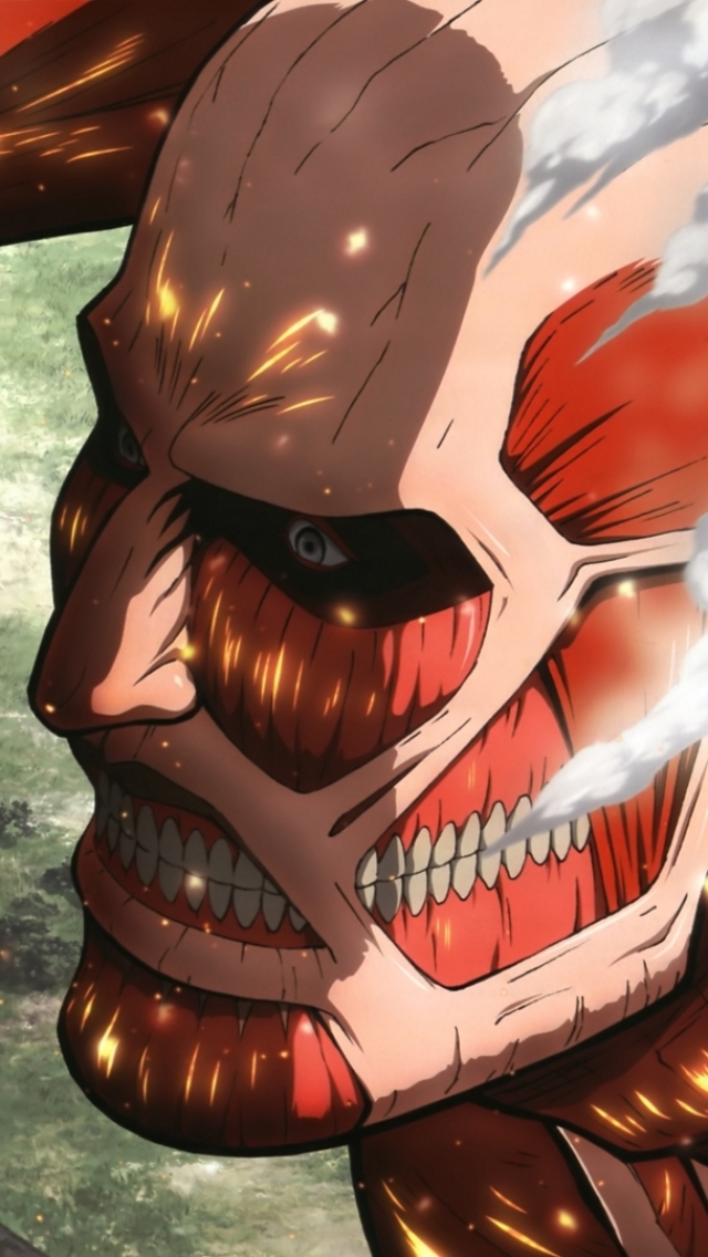 Download mobile wallpaper Anime, Eren Yeager, Attack On Titan, Colossal Titan for free.