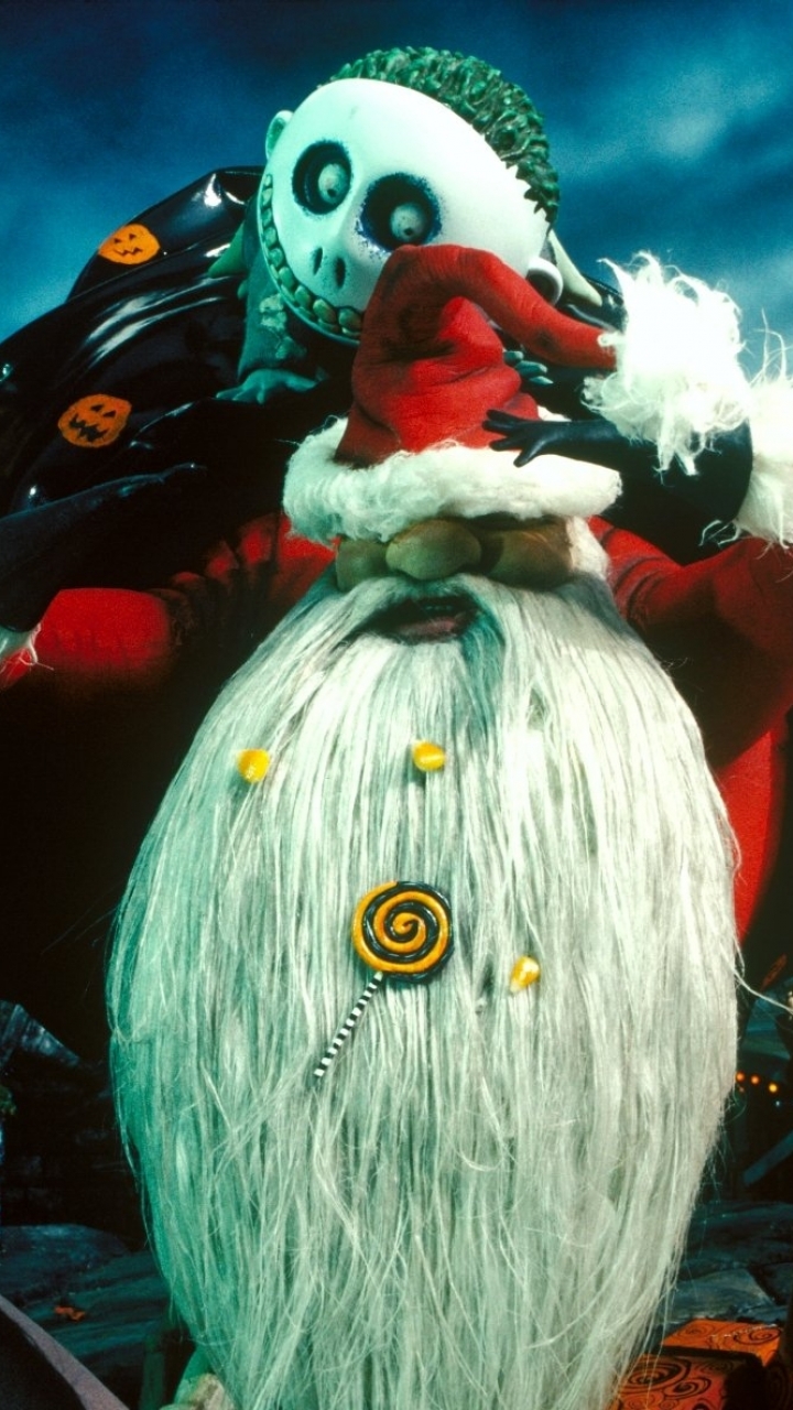 Handy-Wallpaper Nightmare Before Christmas, Filme kostenlos herunterladen.