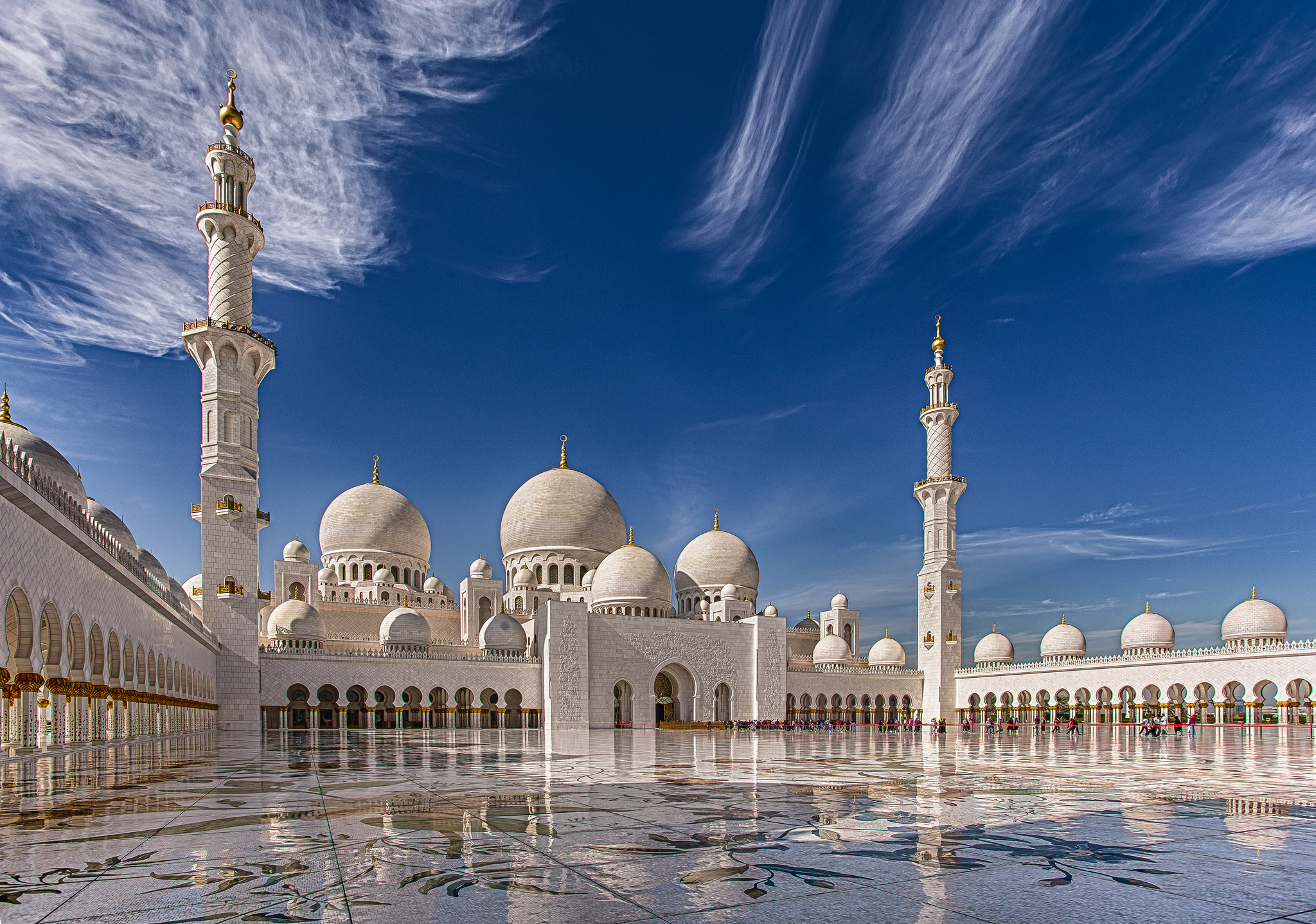491507壁紙のダウンロード宗教的, シェイク ザイード グランド モスク, アブダビ, アラブ首長国連邦, モスク-スクリーンセーバーと写真を無料で