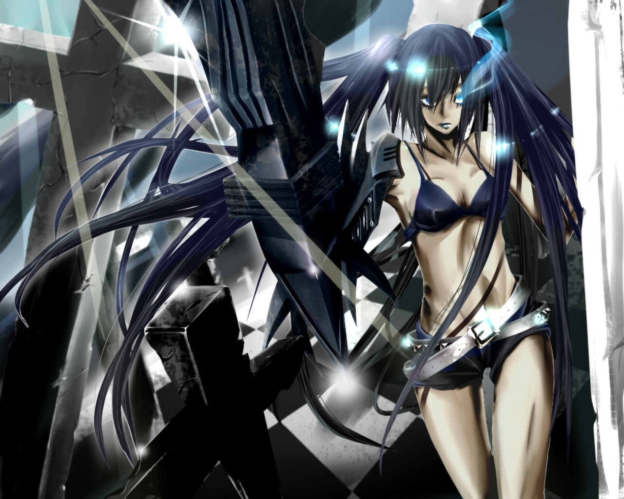 Free download wallpaper Anime, Black Rock Shooter on your PC desktop