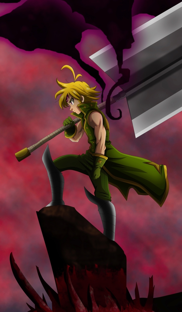Download mobile wallpaper Anime, Blonde, Sword, The Seven Deadly Sins, Meliodas (The Seven Deadly Sins) for free.