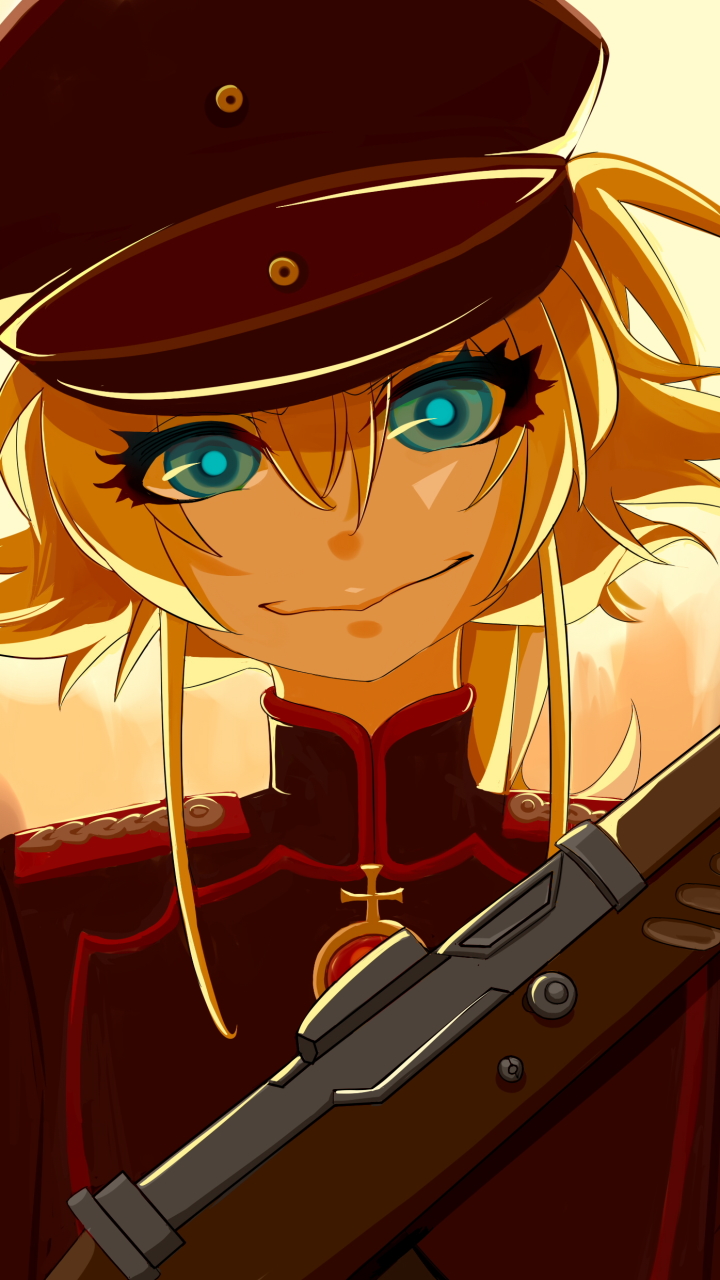 Handy-Wallpaper Animes, Youjo Senki, Tanja Degurechaff kostenlos herunterladen.