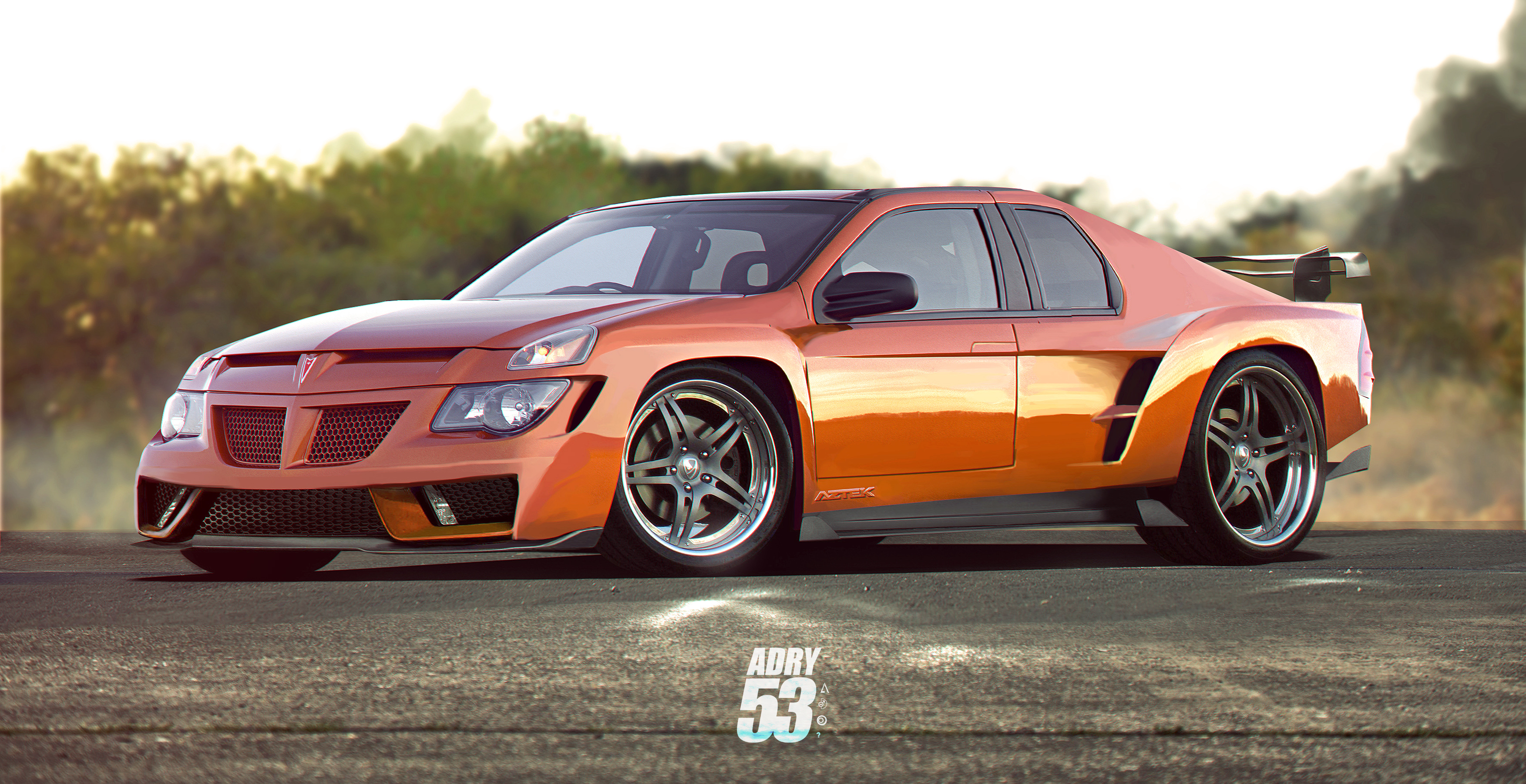 Free download wallpaper Pontiac, Vehicles, Orange Car, Pontiac Aztek on your PC desktop