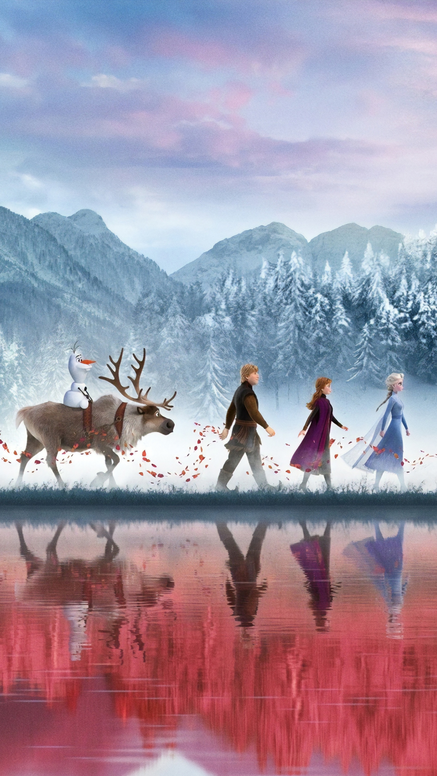 Baixar papel de parede para celular de Filme, Ana (Congelada), Elsa (Congelado), Kristoff (Congelado), Olaf (Congelado), Sven (Congelado), Congelado 2 gratuito.