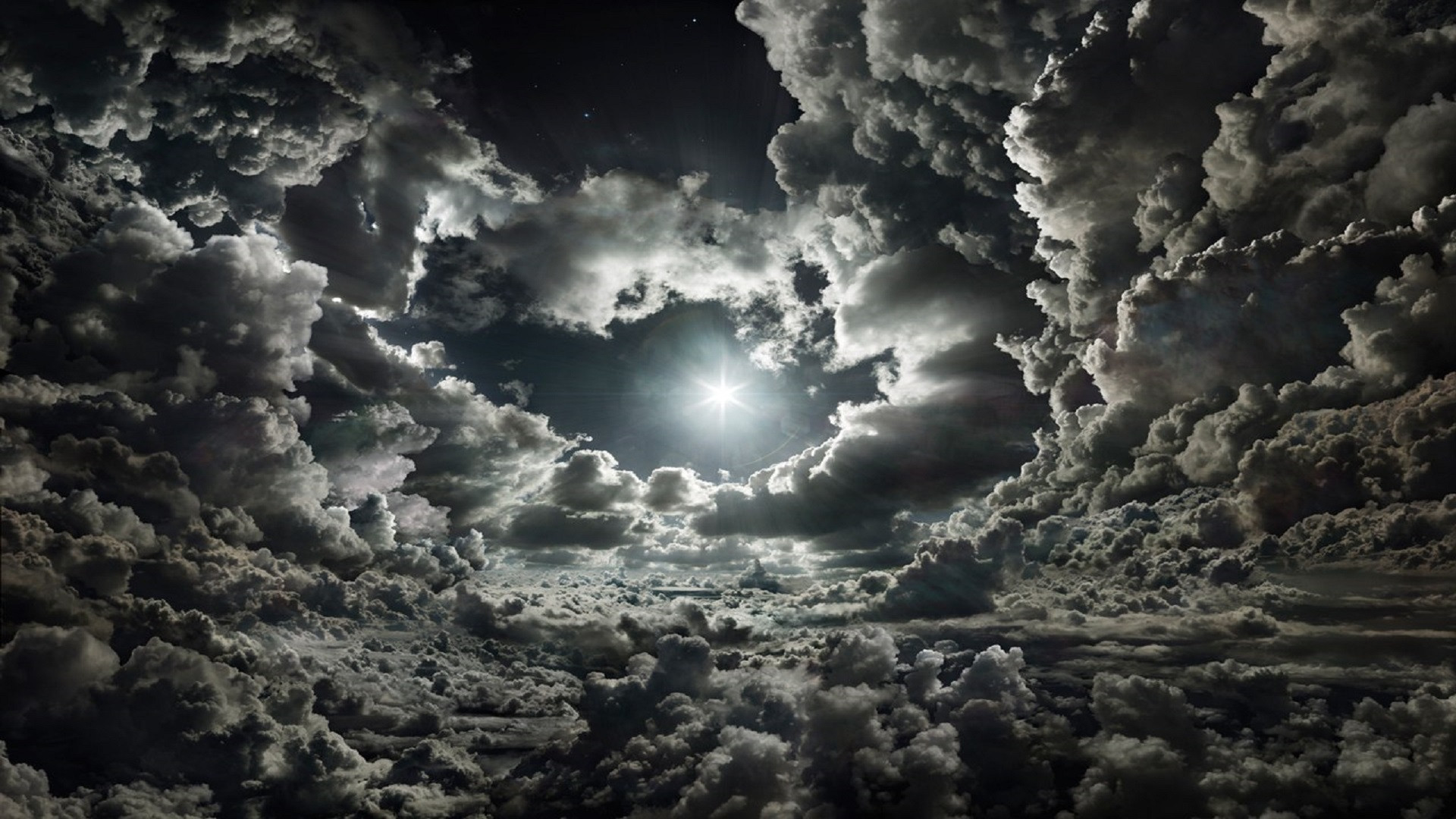 Download mobile wallpaper Sky, Sun, Earth, Cloud for free.