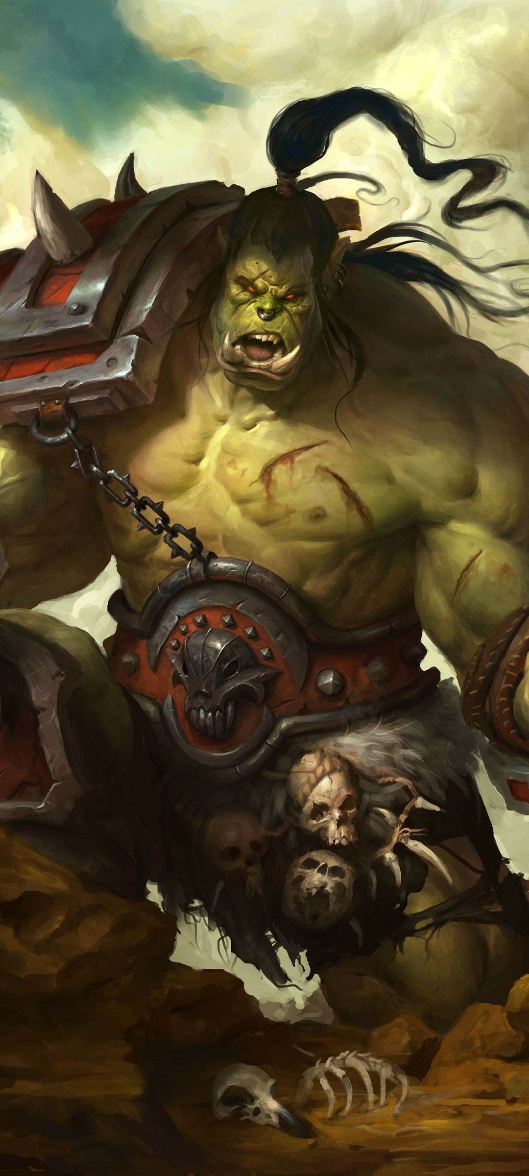 Handy-Wallpaper Warcraft, Computerspiele, Ork kostenlos herunterladen.