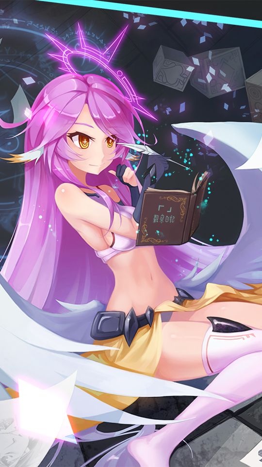 Handy-Wallpaper Animes, No Game No Life, Jibril (Kein Spiel Kein Leben) kostenlos herunterladen.