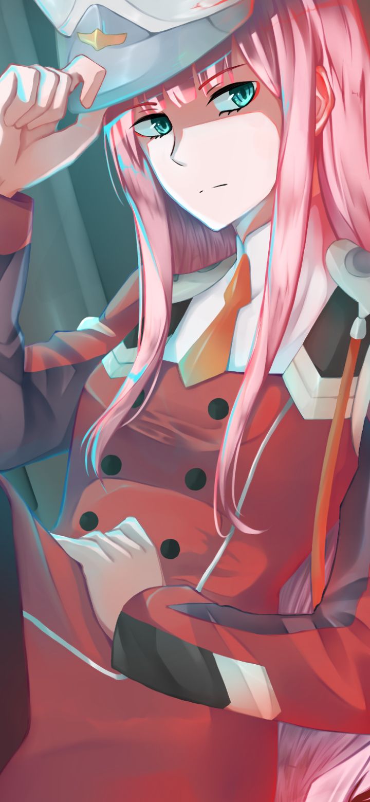 Handy-Wallpaper Animes, Darling In The Franxx, Zero Two (Liebling Im Franxx) kostenlos herunterladen.