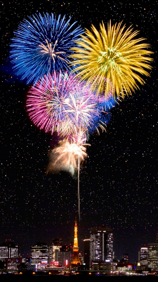 Download mobile wallpaper Fireworks, Photography for free.