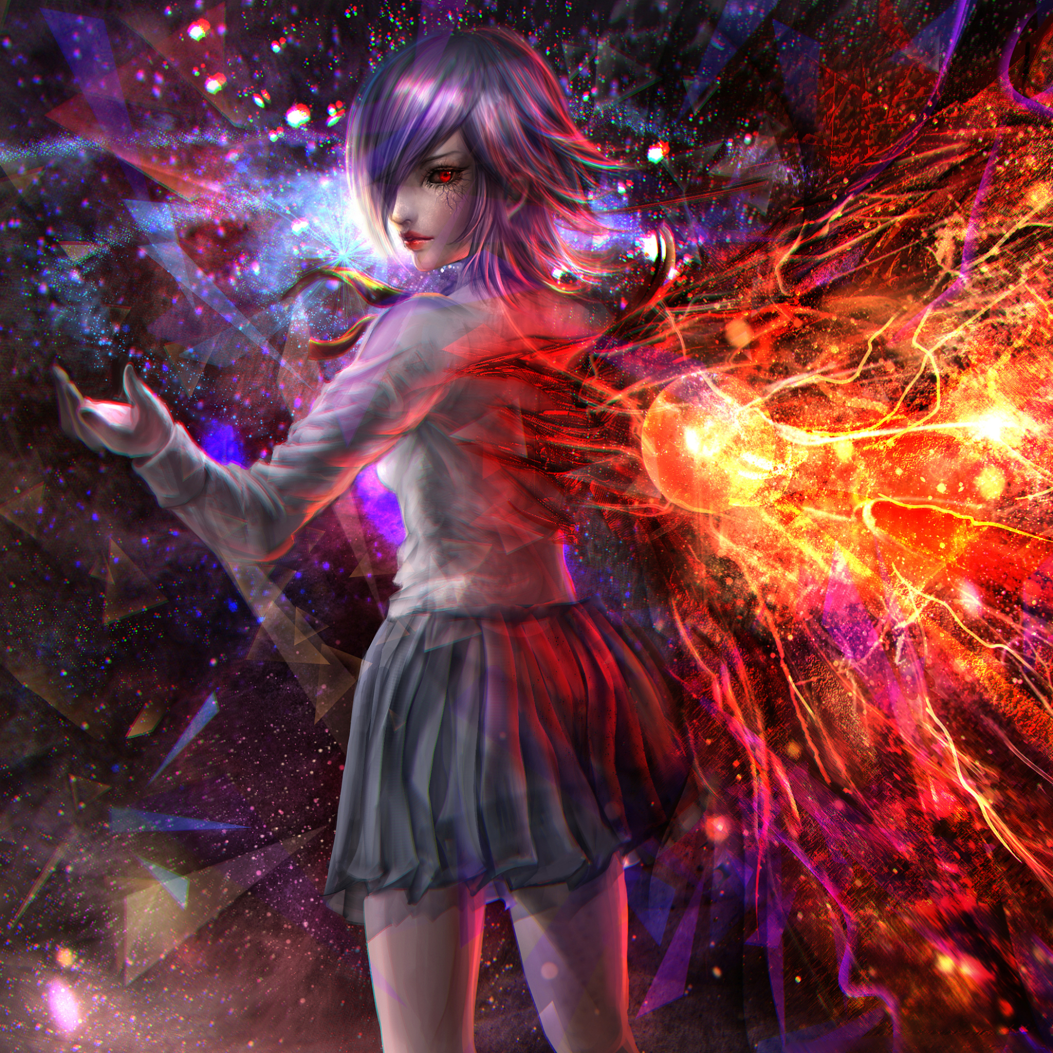 Laden Sie das Animes, Tokyo Ghoul, Touka Kirishima-Bild kostenlos auf Ihren PC-Desktop herunter