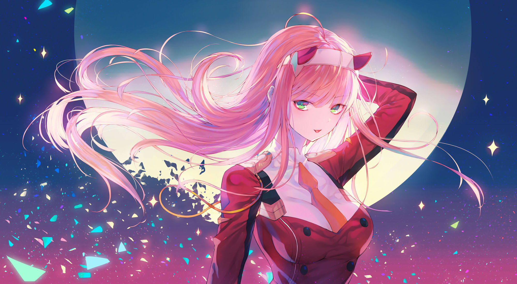 Téléchargez des papiers peints mobile Animé, Darling In The Franxx, Zero Two (Chéri Dans Le Franxx) gratuitement.