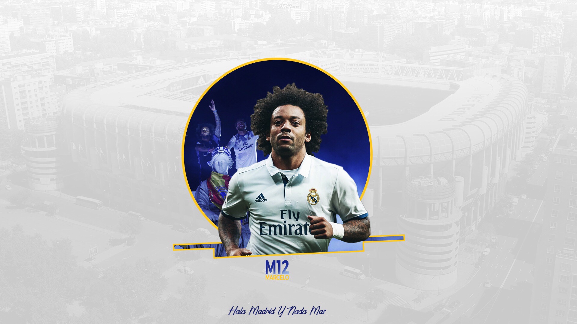 Laden Sie das Sport, Fußball, Real Madrid Cf, Marcelo Vieira-Bild kostenlos auf Ihren PC-Desktop herunter